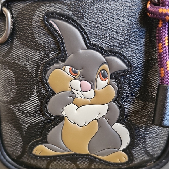 Disney x Coach Terrain Crossbody in Signature Canvas With Thumper Like New - Picture 3 of 12